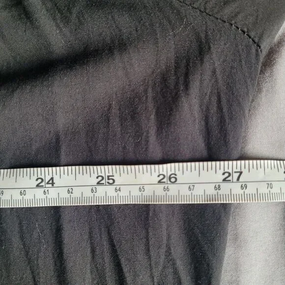 Solitaire Peasant Black Top Tunic Womens 3x Bohemian Kimono Sleeve Eyelet Boho - Picture 5 of 7